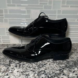 SuitSupply Made in Italy Oxford Patent Leather Dress Shoes - 43/9/10 (US 10)